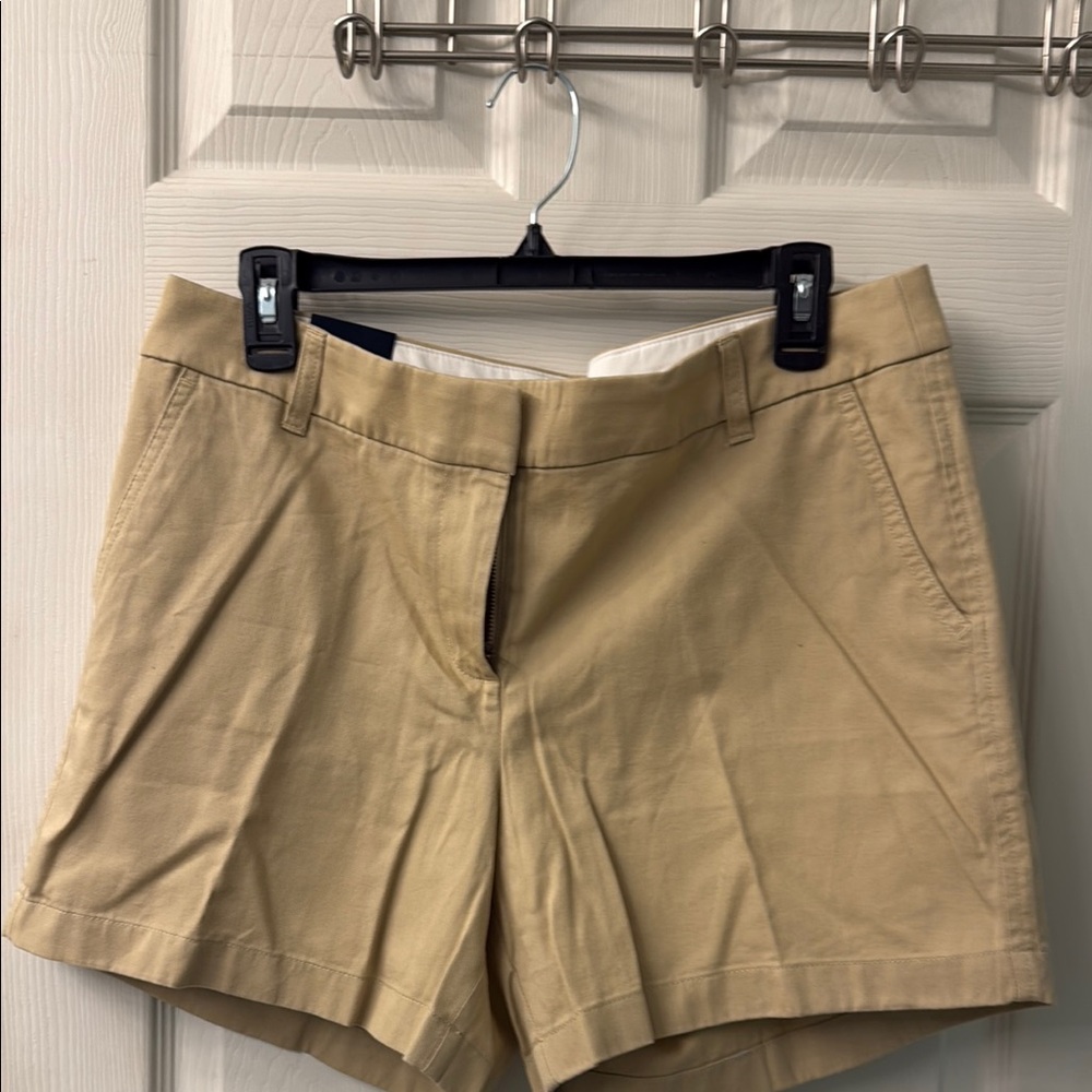 J. Crew Tan Bermuda Shorts Classic Cotton Twill